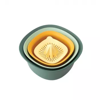 Set Brabantia Tasty+ Stapelbar 3,2L Blau Grün Gelb