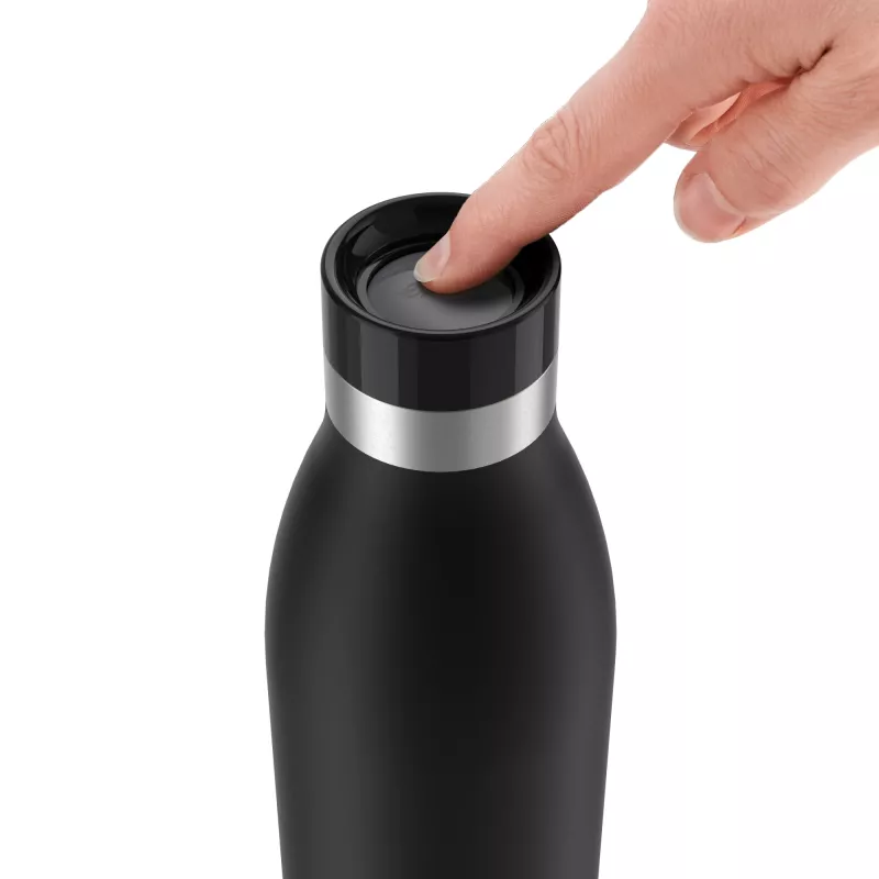 EMSA Bludrop Color N31109 Täglicher Gebrauch 700 ml Edelstahl Schwarz