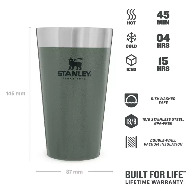 Thermobecher STANLEY Stacking Tumbler 0,47 L grün