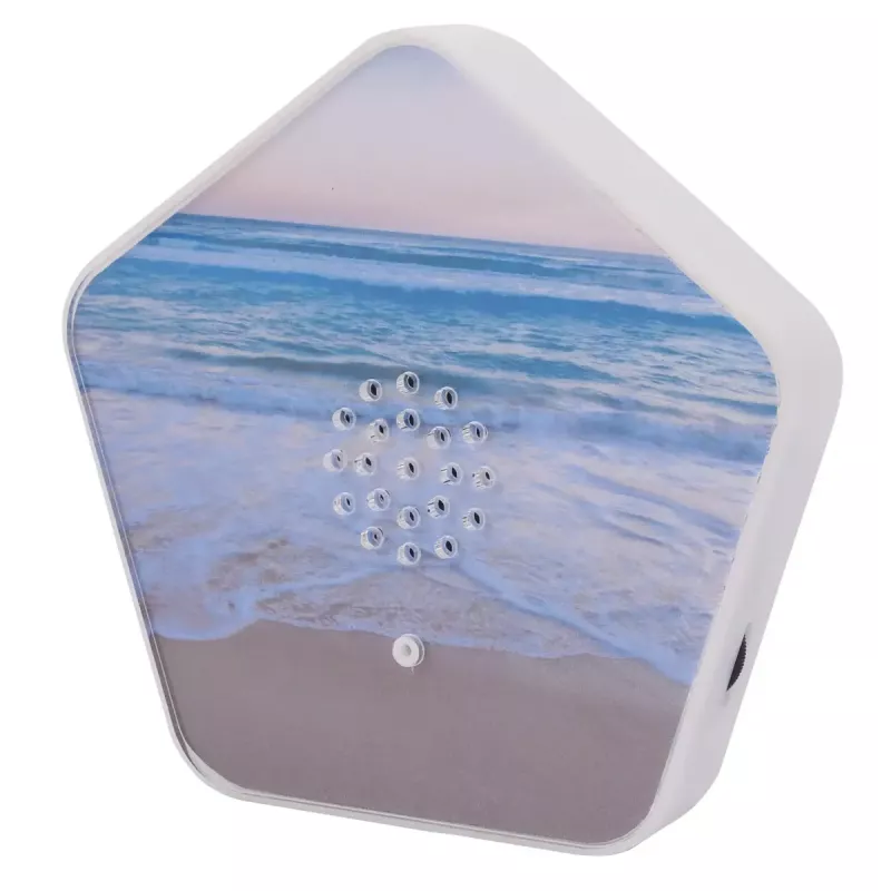 Klangerzeuger Olympia Sounds of Nature, weiß, kompakte Abmessungen 135×30×130 mm