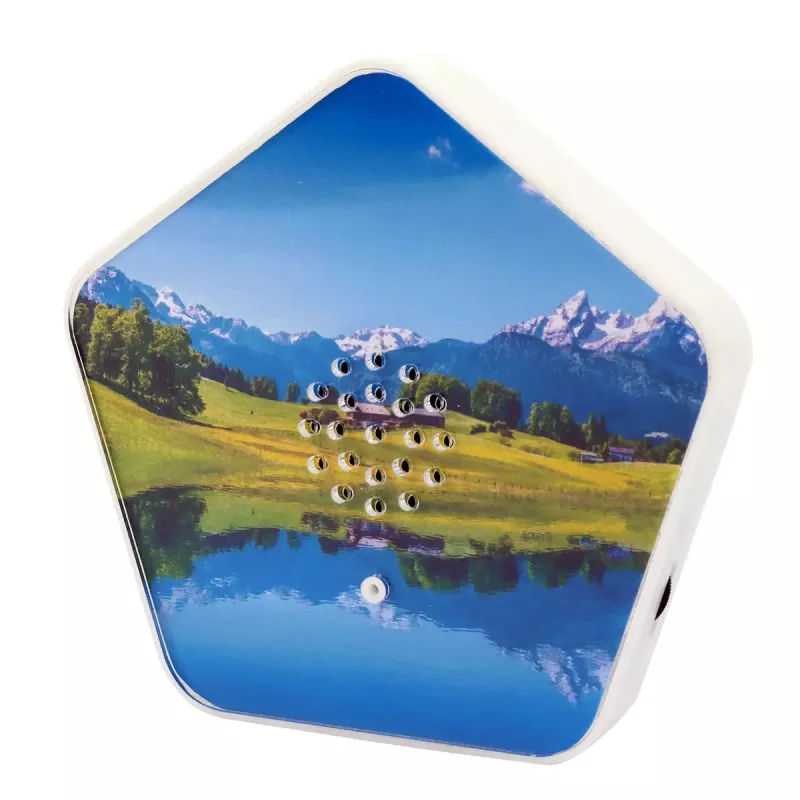 Klangerzeuger Olympia Sounds of Nature, weiß, kompakte Abmessungen 135×30×130 mm