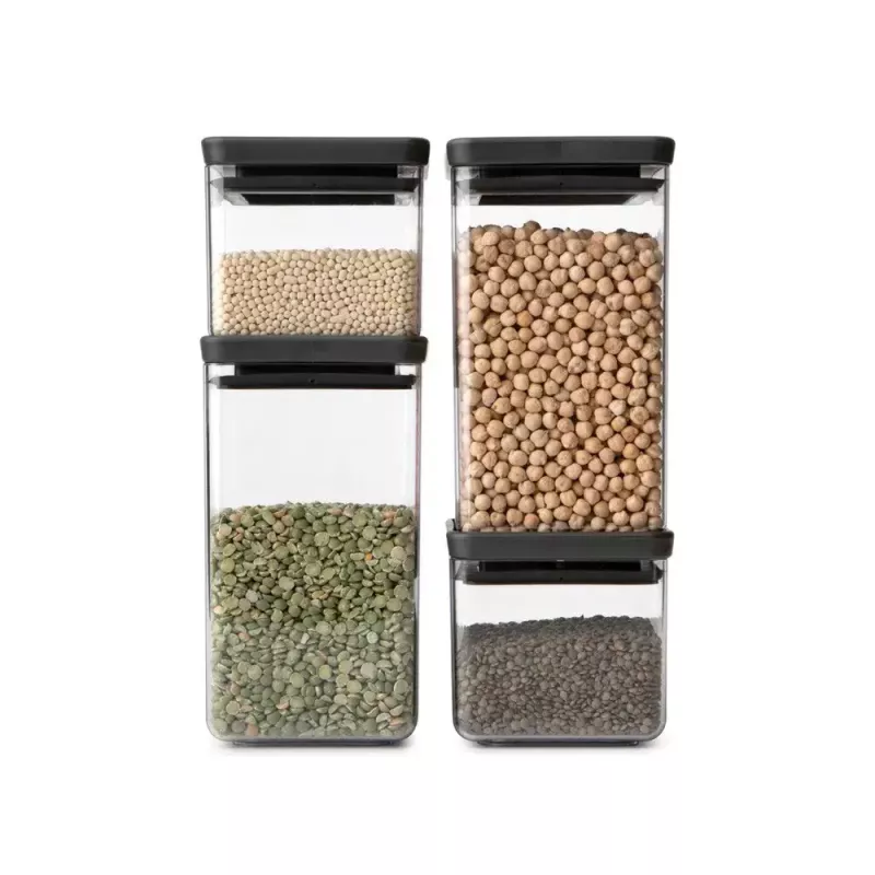 Vierkant-Kunststoffdose Brabantia Tasty+