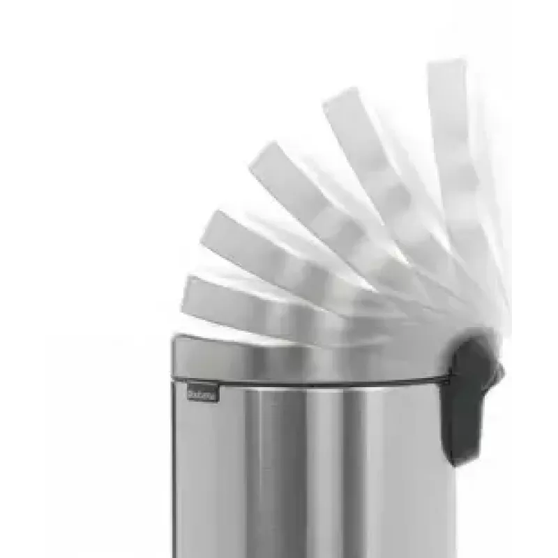 Abfalleimer Brabantia 112041 12 L Rund Edelstahl