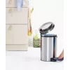 Abfalleimer Brabantia 112041 12 L Rund Edelstahl