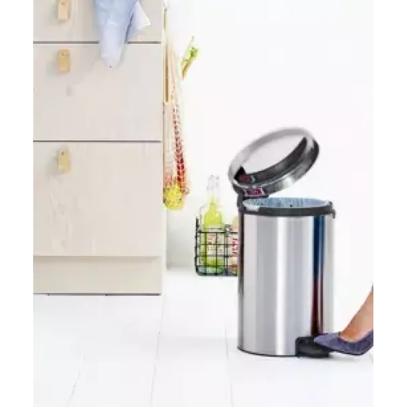 Abfalleimer Brabantia 112041 12 L Rund Edelstahl