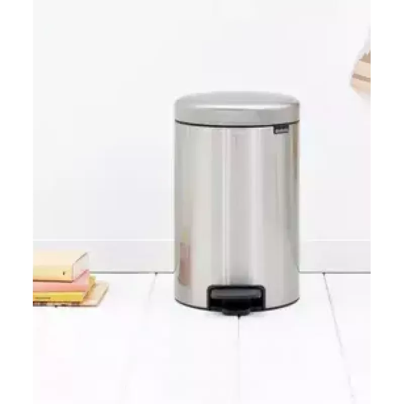 Abfalleimer Brabantia 112041 12 L Rund Edelstahl
