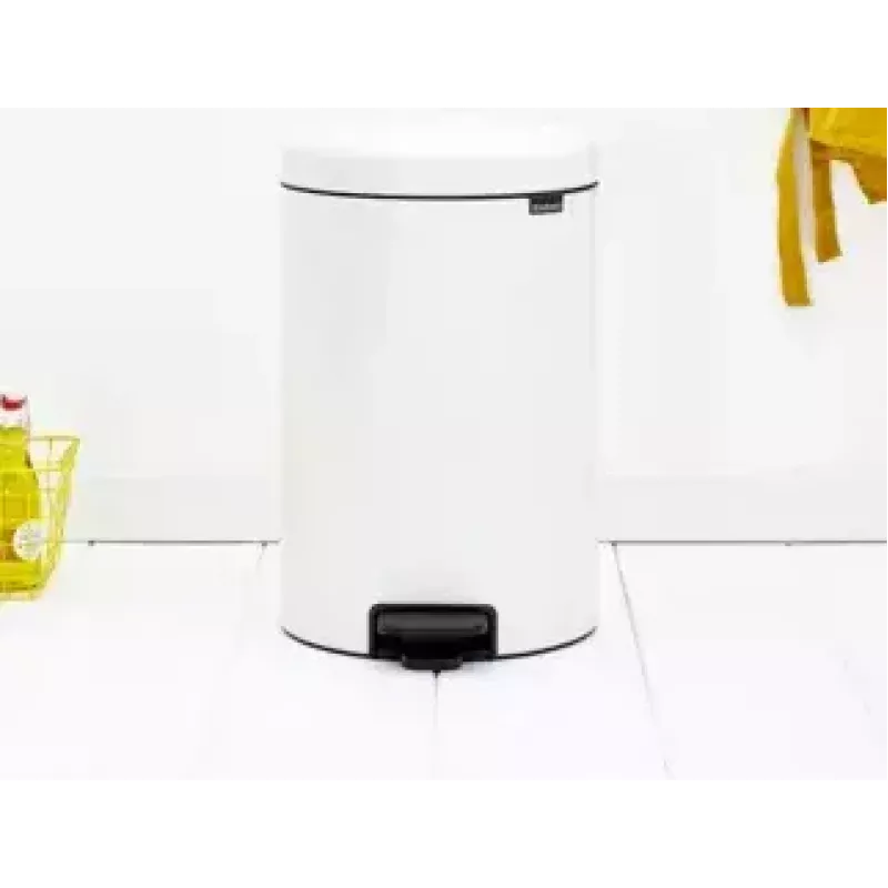 Mülleimer Brabantia 111846 20L Rund Weiß