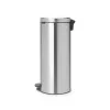 Pedal Bin Brabantia newIcon Rund gebürsteter Stahl Durchmesser 30 cm
