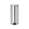 Pedal Bin Brabantia newIcon Rund gebürsteter Stahl Durchmesser 30 cm