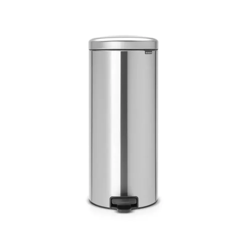 Pedal Bin Brabantia newIcon Rund gebürsteter Stahl Durchmesser 30 cm