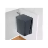 Brabantia 10L schwarzer Abfalleimer 260 mm Breite 210 mm Tiefe 330 mm Höhe