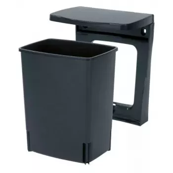 Brabantia 10L schwarzer Abfalleimer 260 mm Breite 210 mm Tiefe 330 mm Höhe