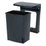 Brabantia 10L schwarzer Abfalleimer 260 mm Breite 210 mm Tiefe 330 mm Höhe