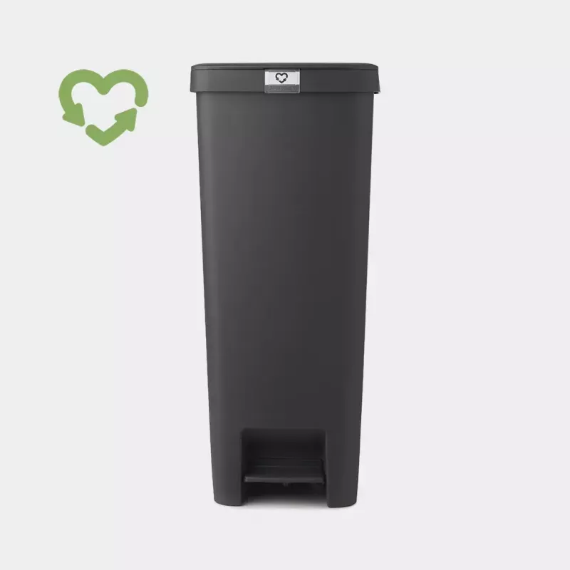 Brabantia Abfalleimer 40L Ecke Grau 800023