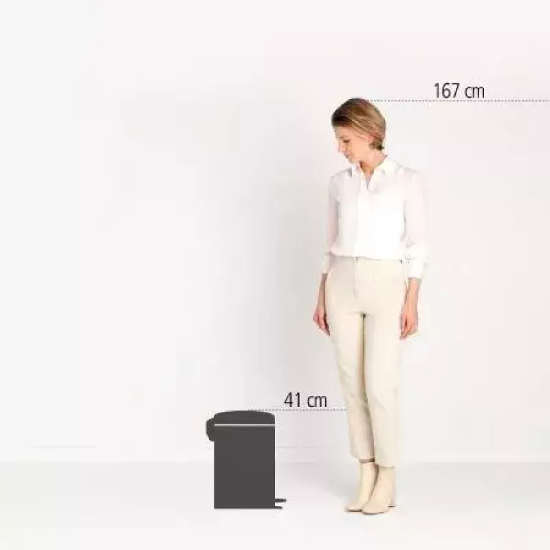 Mülleimer Brabantia NewIcon 12 L Rund Blau