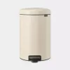 Brabantia NewIcon 20 L Runder Beiger Abfalleimer