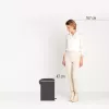 Brabantia NewIcon 20 L Runder Beiger Abfalleimer