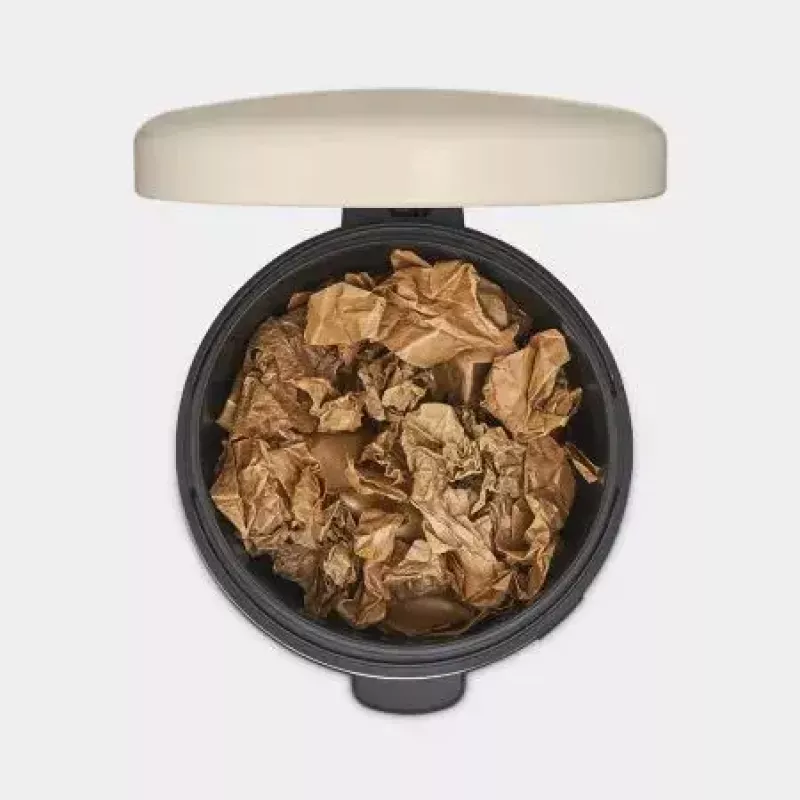 Brabantia NewIcon 20 L Runder Beiger Abfalleimer