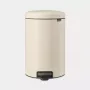 Brabantia NewIcon 20 L Runder Beiger Abfalleimer