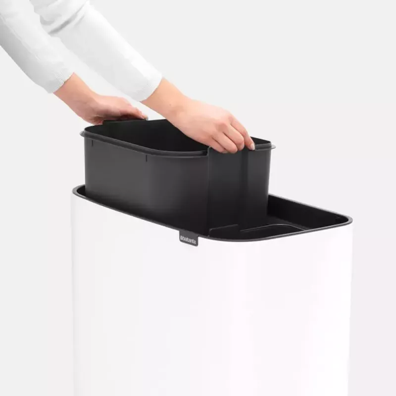 Abfalleimer Brabantia 313547 34 L rechteckig Kunststoff Weiß