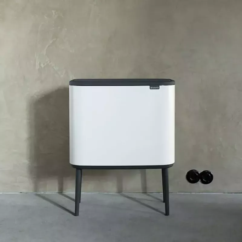 Abfalleimer Brabantia 313547 34 L rechteckig Kunststoff Weiß
