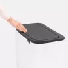 Abfalleimer Brabantia 313547 34 L rechteckig Kunststoff Weiß