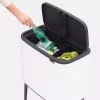 Abfalleimer Brabantia 313547 34 L rechteckig Kunststoff Weiß
