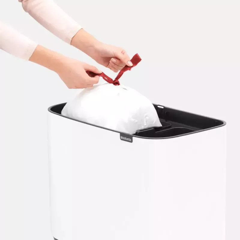 Abfalleimer Brabantia 313547 34 L rechteckig Kunststoff Weiß