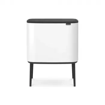 Abfalleimer Brabantia 313547 34 L rechteckig Kunststoff Weiß