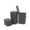 Mülleimer Brabantia 109720 6L Rechteckig Grau