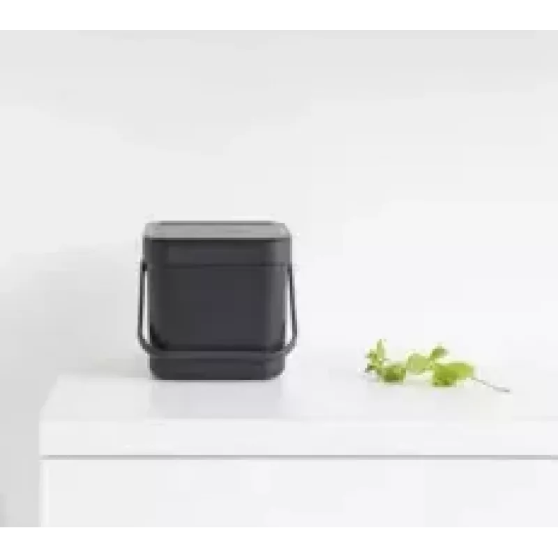 Mülleimer Brabantia 109720 6L Rechteckig Grau