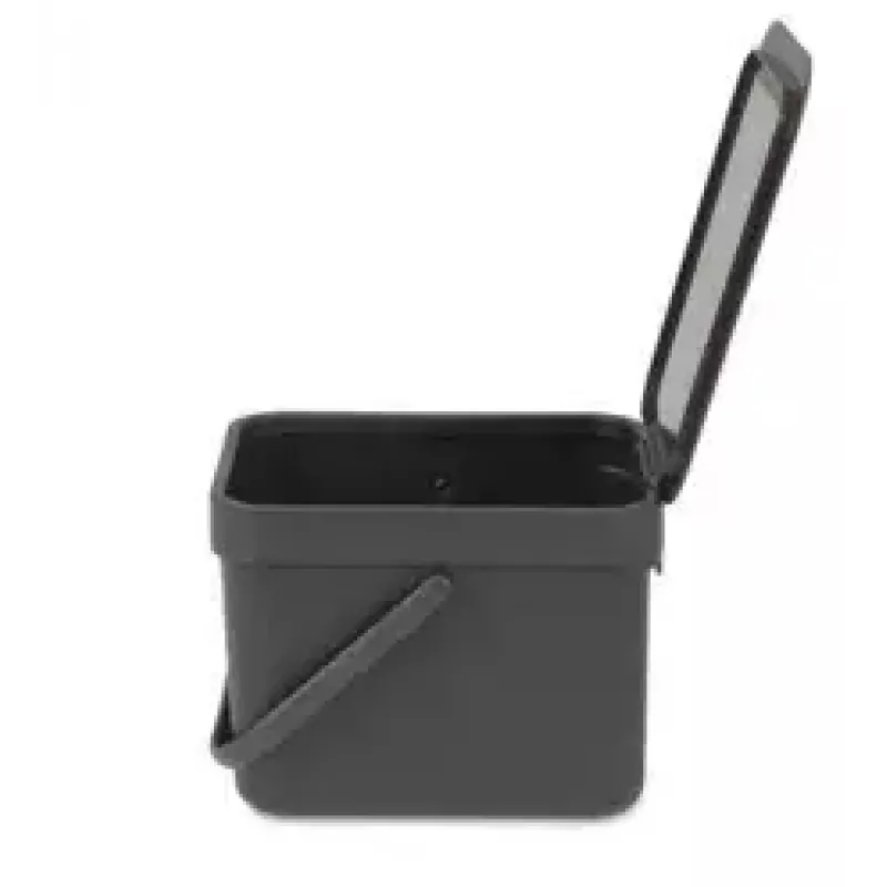 Mülleimer Brabantia 109720 6L Rechteckig Grau