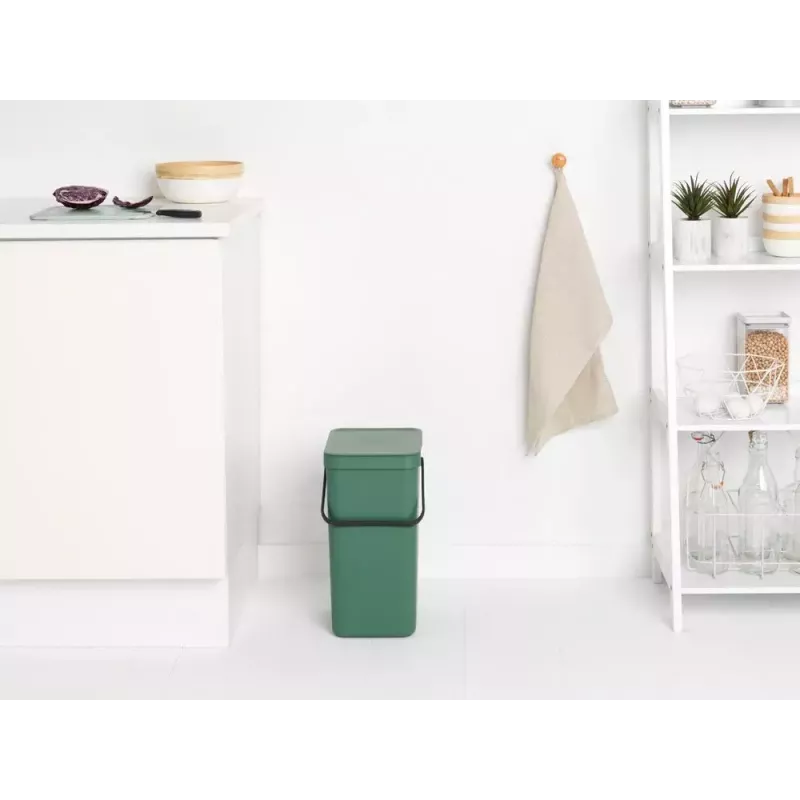 Mülleimer Brabantia 129827 16L rechteckig Kunststoff Grün