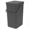 Mülleimer Brabantia 109966 16L Rechteckig Grau