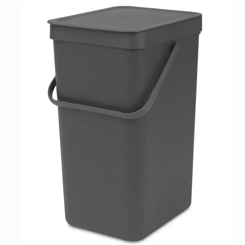 Mülleimer Brabantia 109966 16L Rechteckig Grau