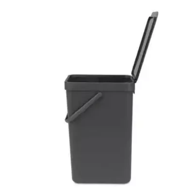 Mülleimer Brabantia 109966 16L Rechteckig Grau
