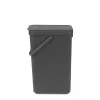 Mülleimer Brabantia 109966 16L Rechteckig Grau