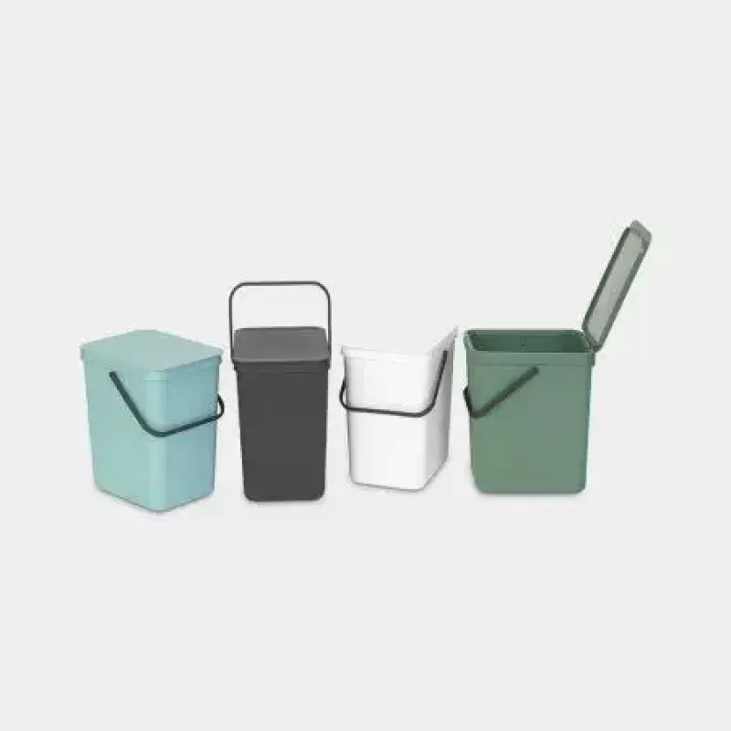 Abfalleimer Brabantia 129940 25 L rechteckig Kunststoff Grau