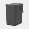 Abfalleimer Brabantia 129940 25 L rechteckig Kunststoff Grau