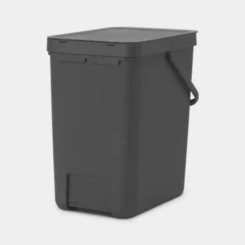 Abfalleimer Brabantia 129940 25 L rechteckig Kunststoff Grau