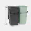 Brabantia Sort & Go Rechteckig Kunststoff Grün Grau Breite 520 mm Tiefe 370 mm Höhe 430 mm
