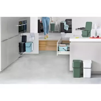 Abfallbehälter Brabantia Sort & Go 3 L Grün Breite 188 mm Tiefe 139 mm Höhe 181 mm