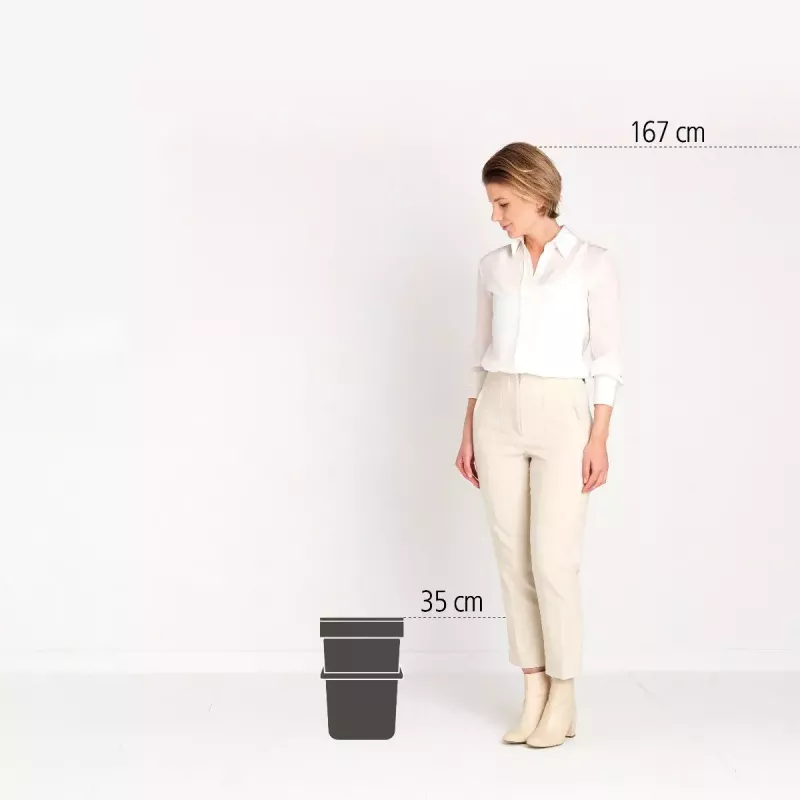 Abfalleimer BRABANTIA Sort & Go 12 L 1 Korb Grün 200×249×351 mm