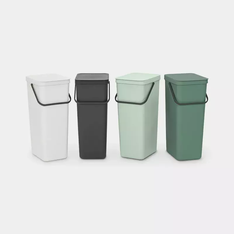 Brabantia Sort & Go 40 L Grüner Abfalleimer 267x341x620 mm