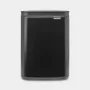 Abfalleimer Brabantia Bo 4 L rechteckig, Stahlgehäuse, schwarz, 200×172×272 mm