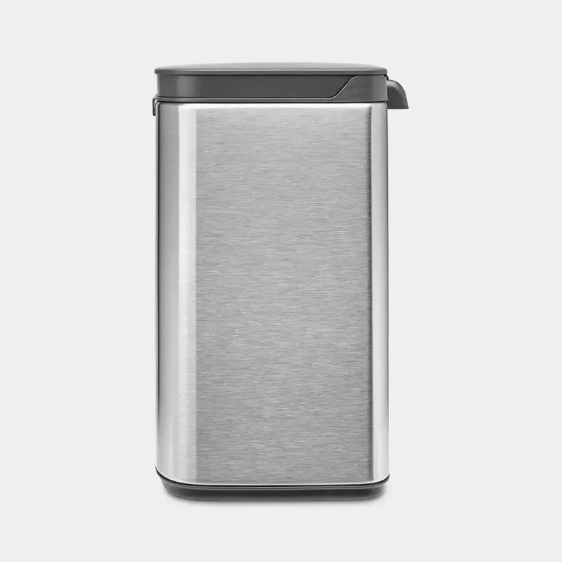Abfalleimer Brabantia Bo 4 L rechteckig Stahl schwarz 22 28 49