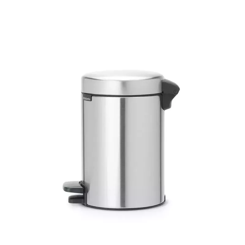 Treteimer Brabantia newIcon Rund Edelstahl gebürstet