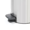 Treteimer Brabantia newIcon Rund Edelstahl gebürstet
