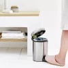 Treteimer Brabantia newIcon Rund Edelstahl gebürstet