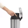 Treteimer Brabantia newIcon Rund Edelstahl gebürstet